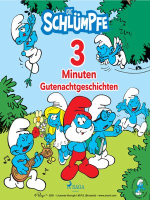 cover image of Die Schlümpfe--3-Minuten-Gutenachtgeschichten